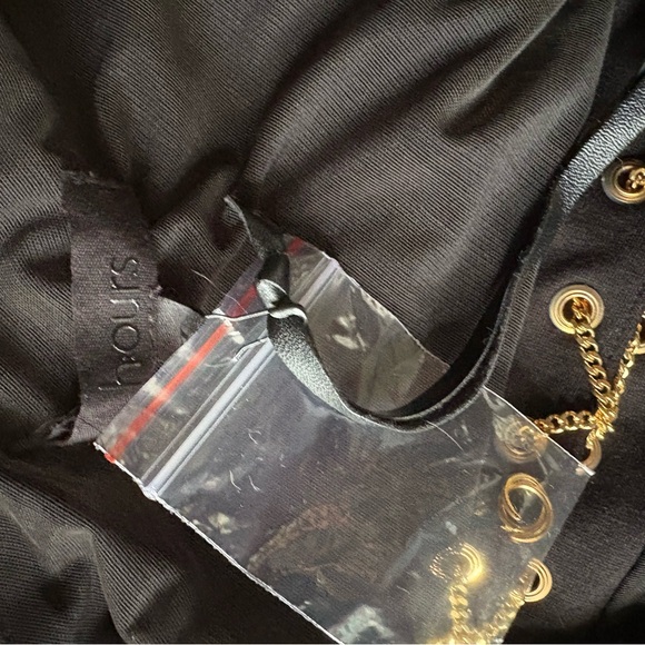 NWT H:ours Delacey Mini Dress in Black Noir Small - Picture 4 of 7